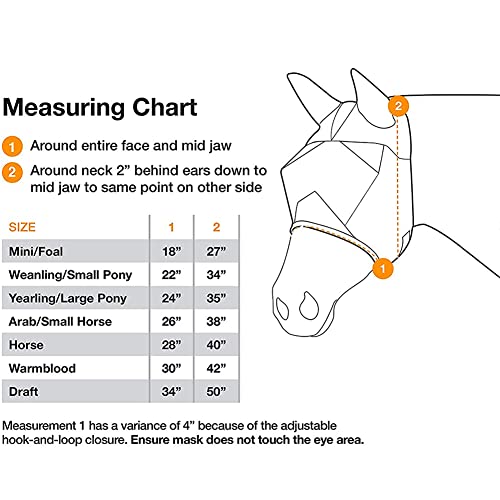 Cashel Economy Horse Fly Mask, Gold, Horse #TOP1