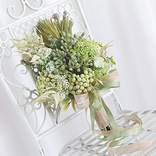 Décoration de mariage avec bouquet de fleurs de simulation haut de gamme pour table de réception