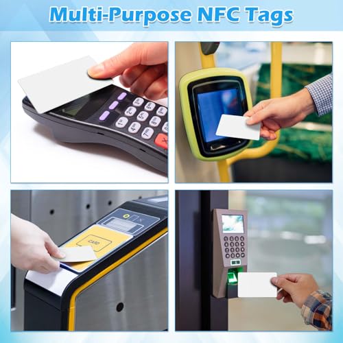 Tarjetas NFC programables para configurar automatizaciones en el hogar digital y tarjetas de visita 7