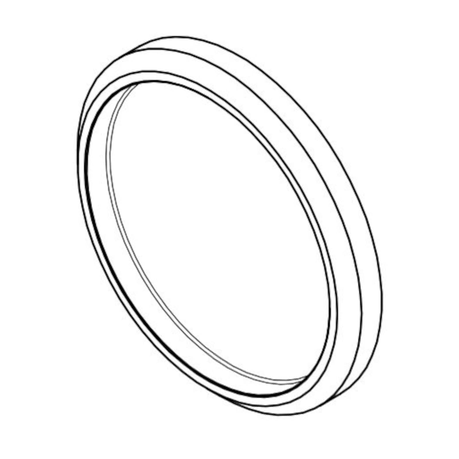 SOTECH 2 Stück Schiebetürgriffe MILA Griff-Ø: 58 mm selbstklebend mit 3M Klebepad Möbelgriffe echt Edelstahl Griffmuschel für Glas-Türen & Zimmertüren Muschelgriffe zum Aufkleben Glastürgriffe