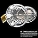 Raycity Male Chastity Cage Device 13 (Clear, Short)