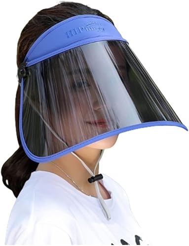 WITHMOONS Protector solar con protección UV, visera de protección solar, protector facial, protector facial completo