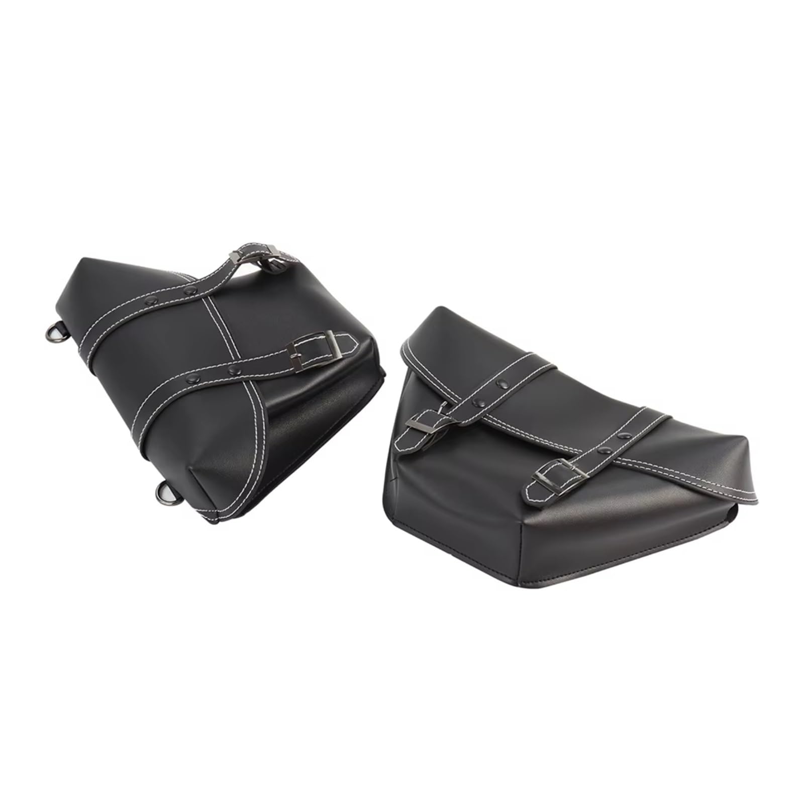 Compatibile Con Per Custom Per Japstyle 1 Paio Di Borse Sella Laterali Motociclette In PU Per Attrezzi Moto Sacche Moto(Black)