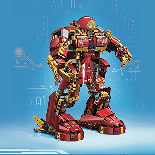 xSuper Technik 1000+Pcs Fernbedienung Stahl Roboter Modell DIY Baustein Spielzeug Roboter Bauspielzeug für 5 6 7 8 9… – Bild 3