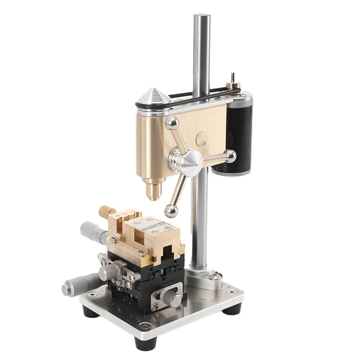 Mini Benchtop Drill Press for Watch Repair,Precision Variable Speed Benchtop Drill Press,for Remove Broken Screws & Crown Punch
