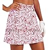Ekouaer Women’s Athletic Skorts Lightweight Golf Skirts Inner Shorts Pocket Tennis Workout Sports Pickleball Skort