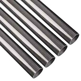 FANCYWING 500mm (19.6 inches) 22mm x 25mm x 500mm Carbon Fiber Tubes Glossy Surface 3K Roll Wrapped 100% Pure for Quadcopter Multicopter (4PCS) ?