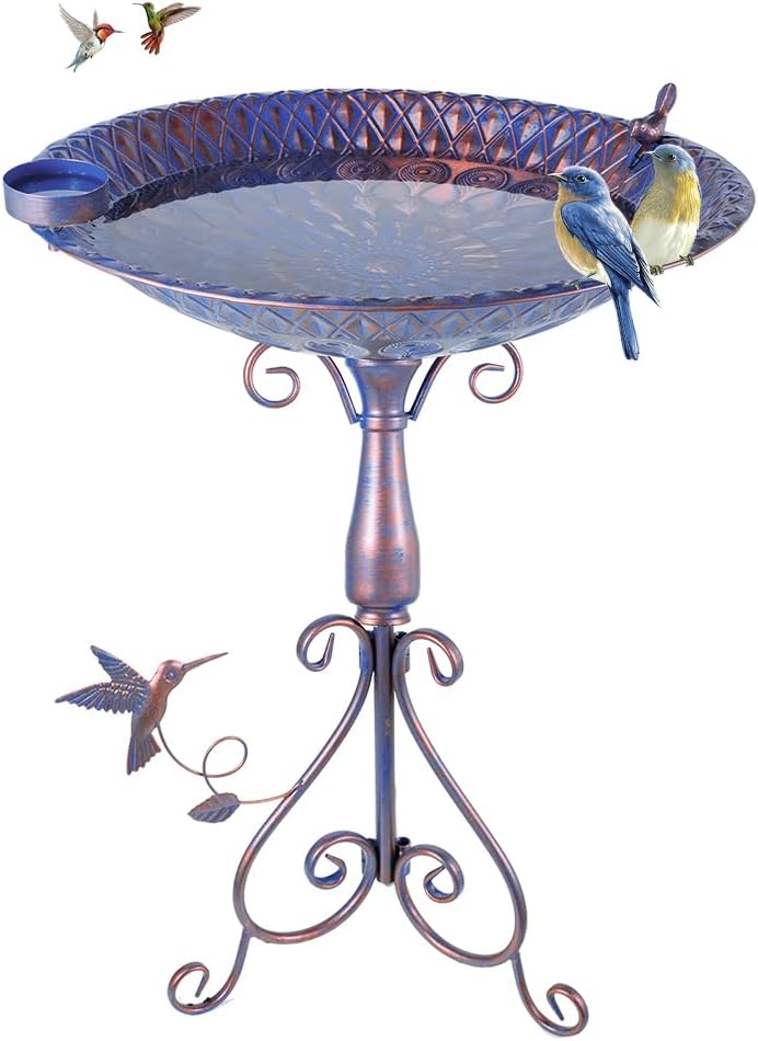 DREAMSOUL 38" Bird Bath + 20" Large Bird Bath