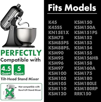 kitchenaid model ksm90 accessories