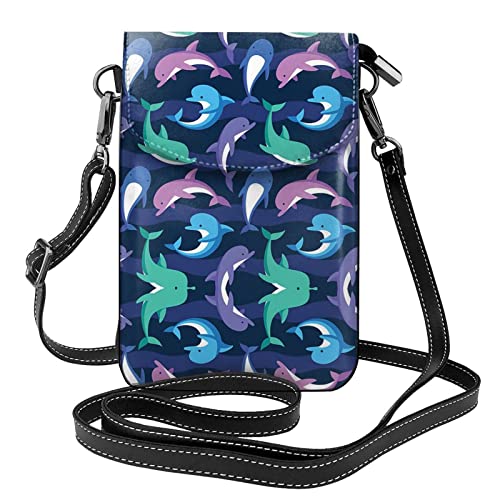 Sac à bandoulière coloré motif dauphin une idée cadeau parfaite pour fille