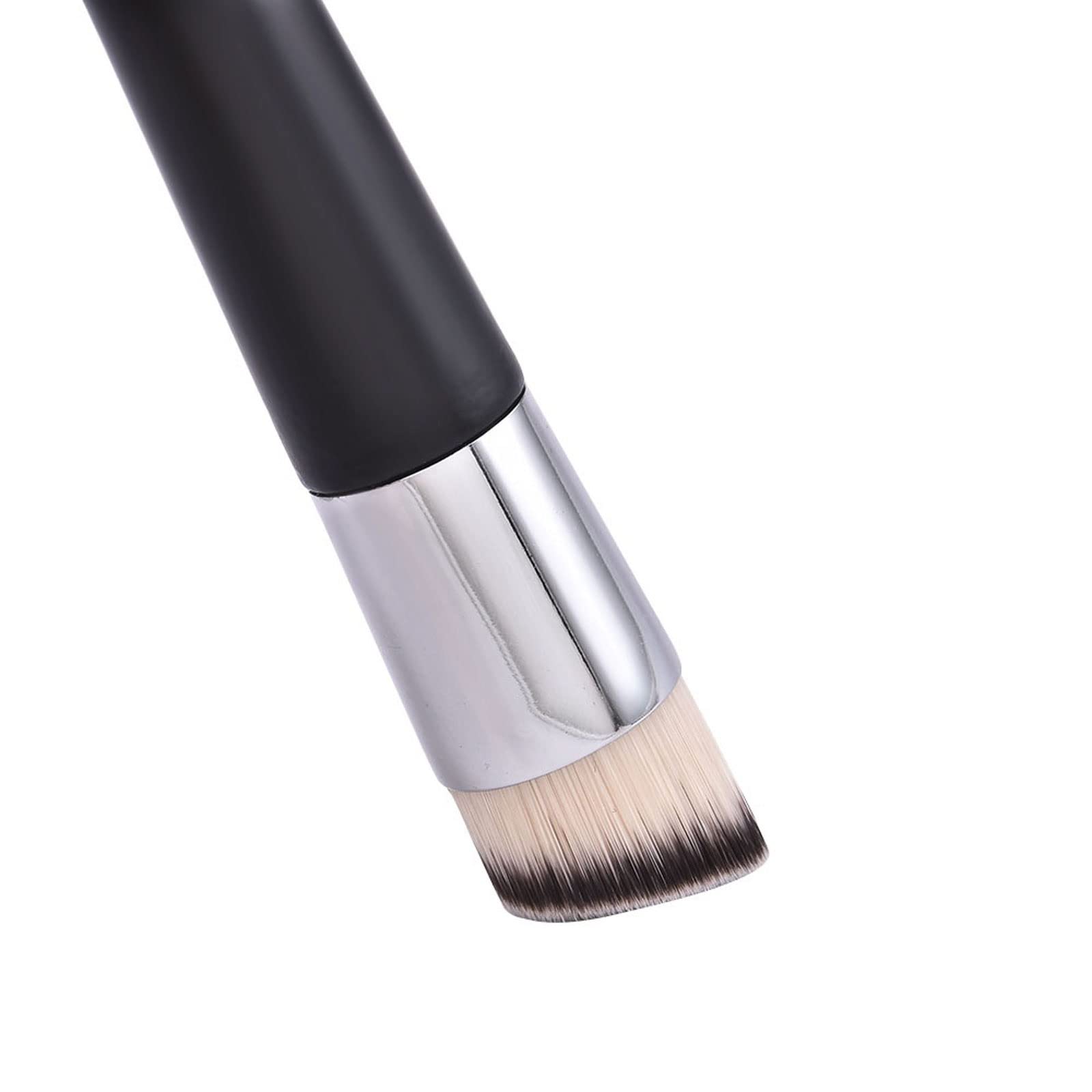 1 brocha profesional oblicua para base de maquillaje en polvo, corrector, base líquida, brochas de maquillaje para rostro, herramientas de belleza y cosméticos