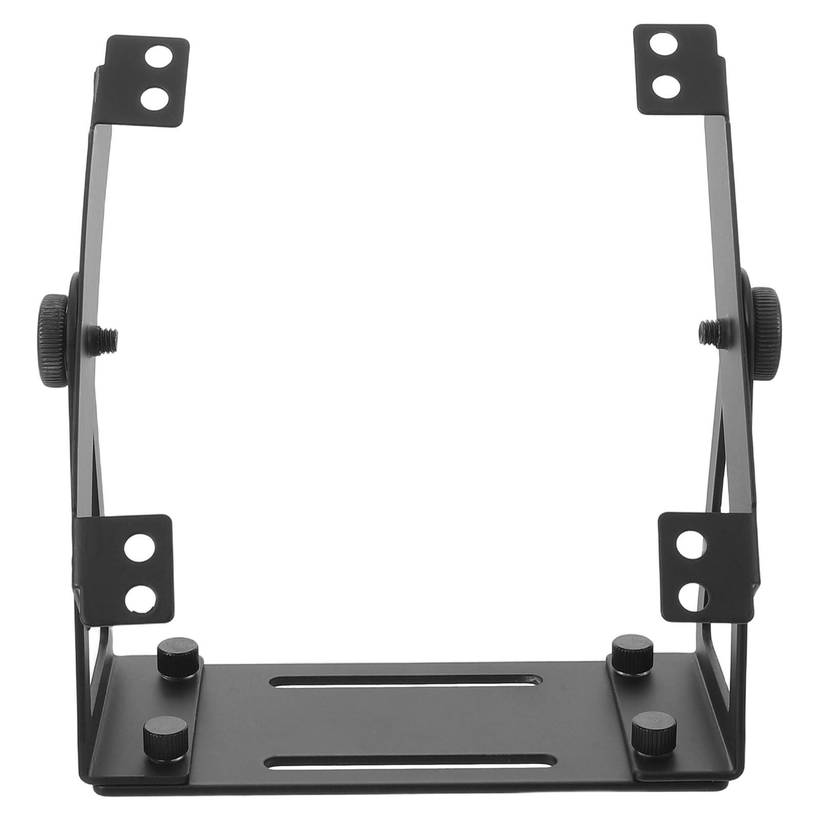Soporte para ventiladores de hierro Toddmomy caja PC negro 8