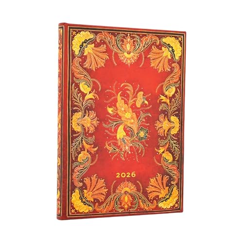 Paperblanks | 2026 Fiammetta | Fiammetta | 12 Meses | Midi | Vertical | Cierre con Banda Elástica | 160 Pg | 100 GSM