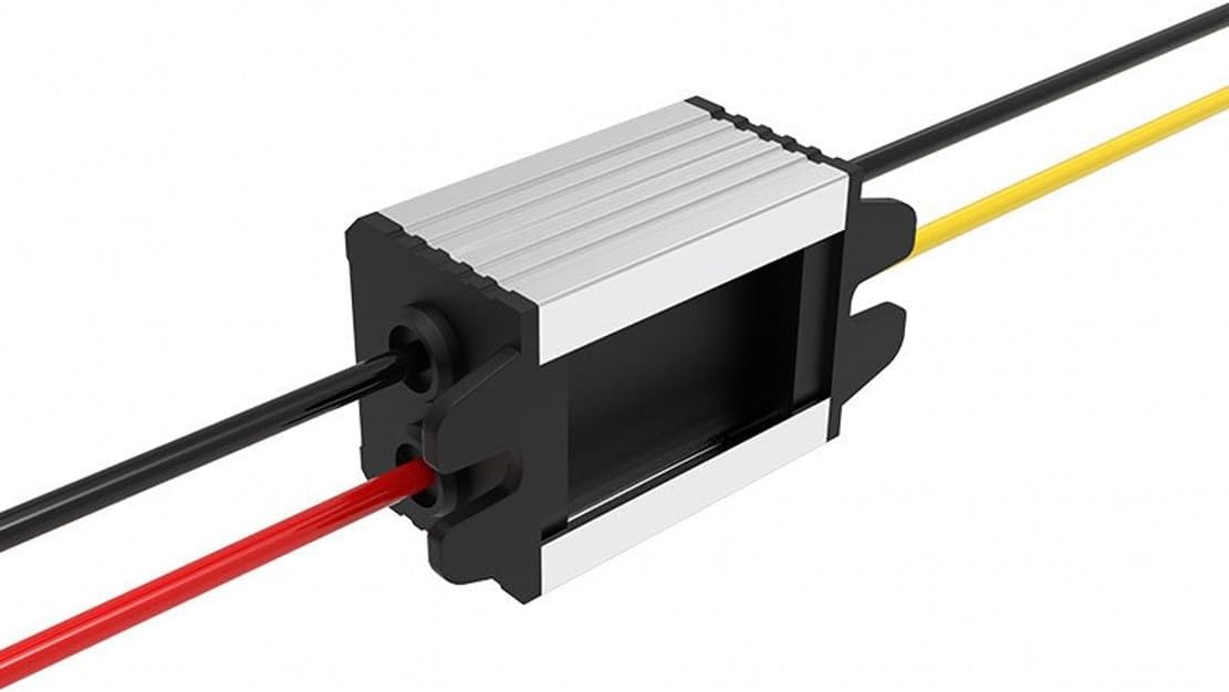 JZK 12V to 6V DC step down converter module, 3A 18W DC to DC buck converter, DC-DC voltage reducer regulator, car power voltage converter for truck, boat