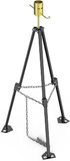 MAHLER GATES King Pin Adjustable 5th Wheel Tripod Stabilizer for Trailer or 5th Wheel，Fifth Stabilizer Tripod Jack, Anti Rust Steel Construction - Withstands 5000 lbs Load