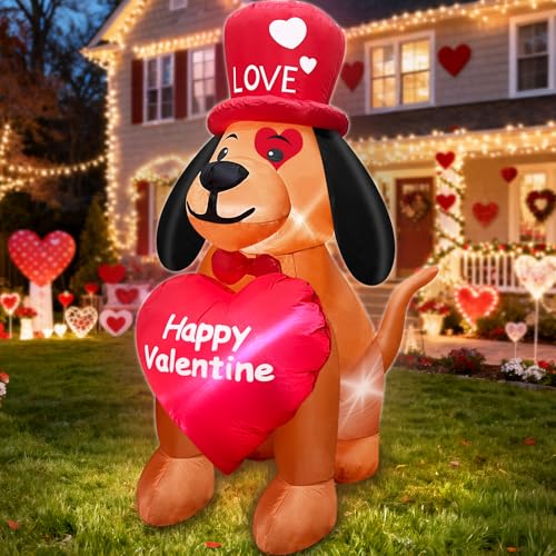 Chien gonflable 1,2 m TURNMEON, le cadeau lumineux parfait - 2