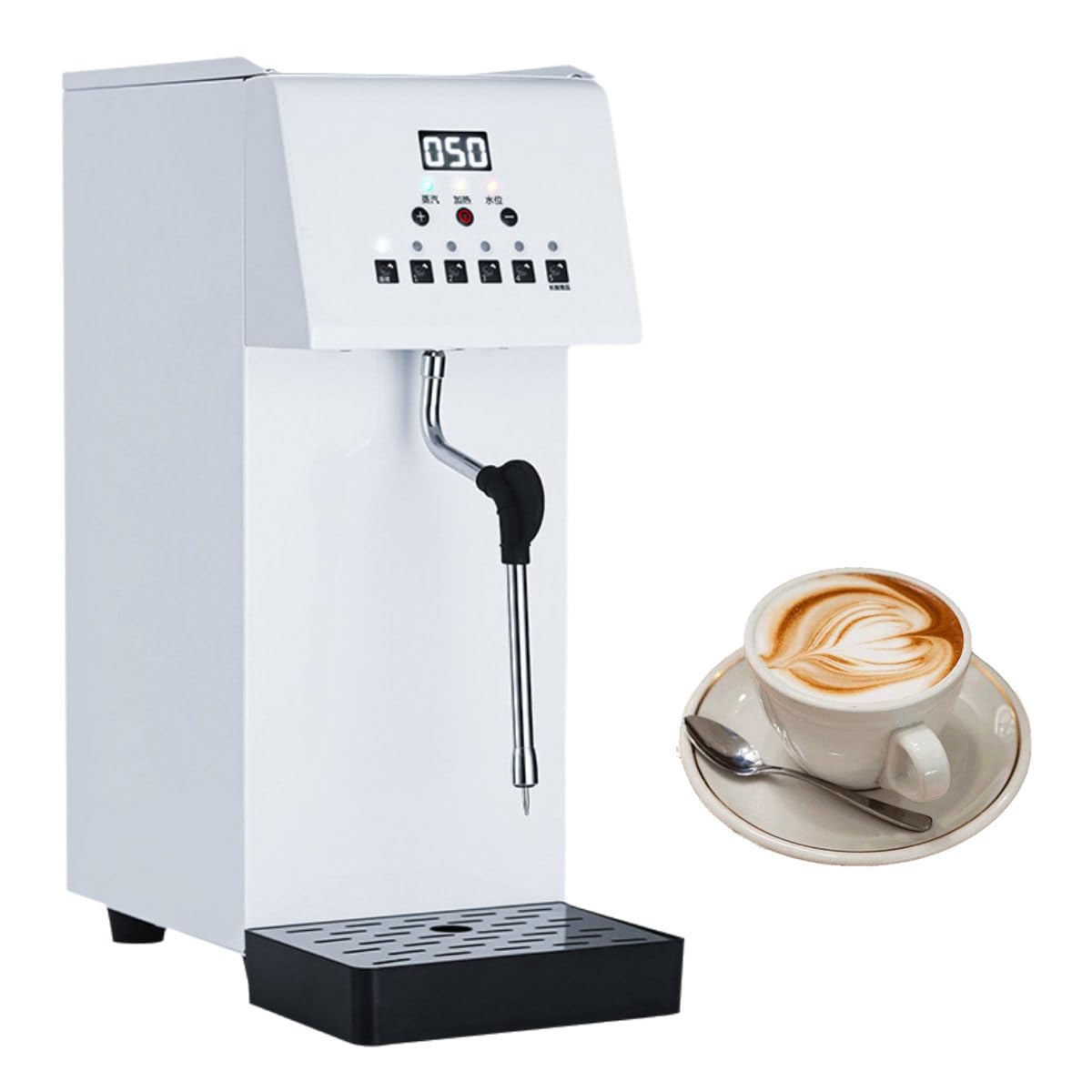 Commercial Steam Milk Frother Machine, Electric Steam Milk Frothing Machine