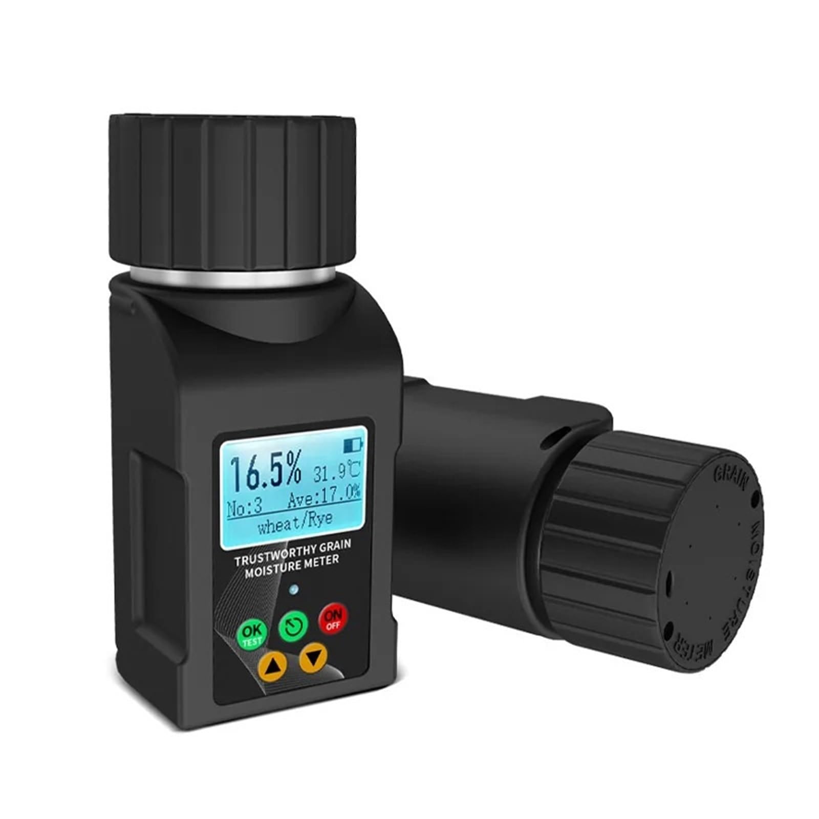 JVDDI Tea Vanilla Moisture Meter Multilingual Grain Moisture Meter Coffee Bean Moisture Meter Cocoa Bean