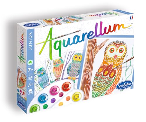 SentoSphere - Aquarellum Junior: Búhos (075692) , color/modelo surtido
