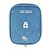 FuninCrea Mini Kit di Pronto Soccorso, Borsa Di Stoccaggio Della Medicina, Portatile Mini Borsa Di Pronto Soccorso, Borse Porta Medicine da Viaggio, Borse Primo Soccorso Vuota per Campeggio (Blu) immagine