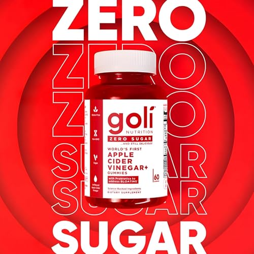 Goli Zero Sugar Apple Cider Vinegar Gummies