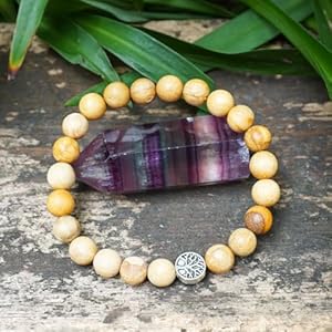The enchanting 8mm palo santo bracelet with sterling silver special bracelets with lasting beautiful fragrance  urban country home decor