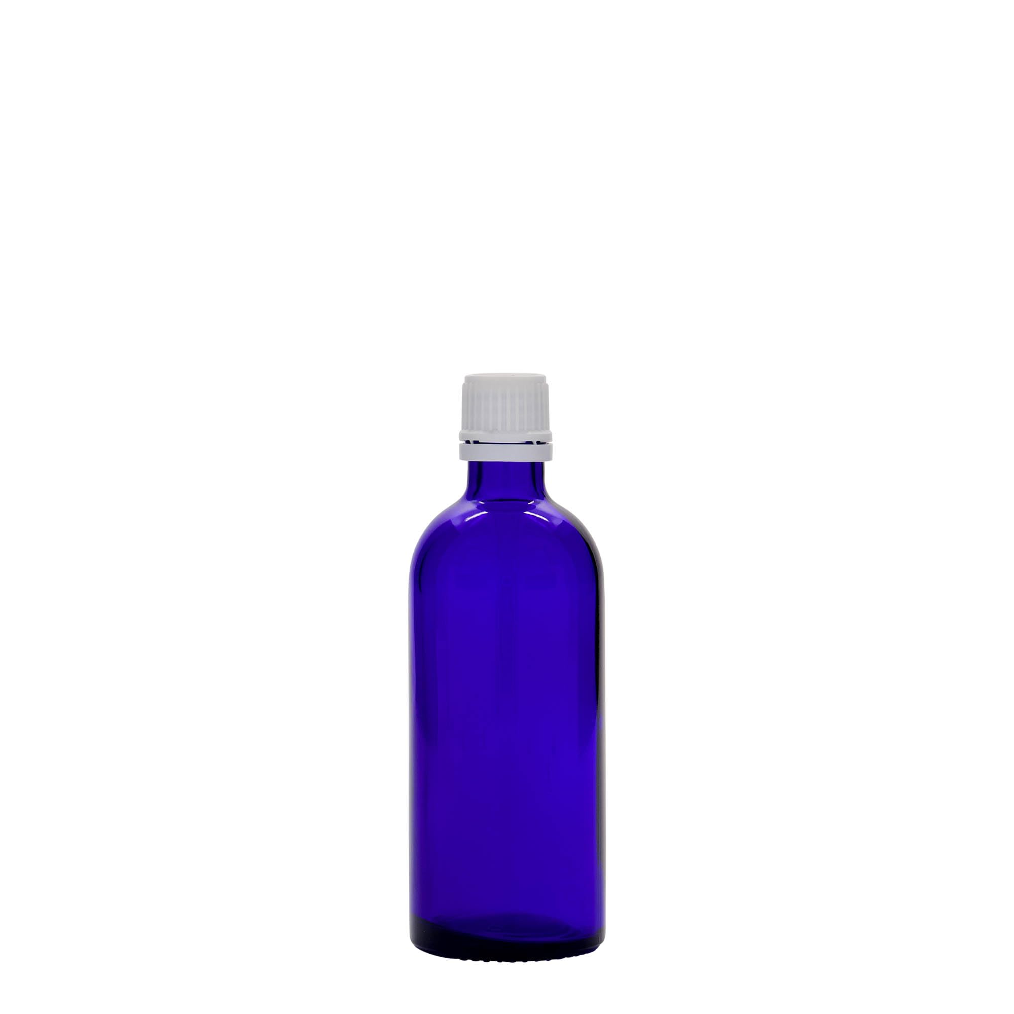Zestaw butelek medycznych 100 ml z brązowego szkła z zamknięciem zabezpieczającym – zestaw 24 sztuk