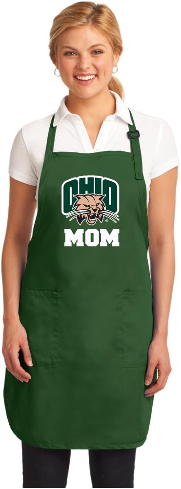 Broad Bay Deluxe Ohio University Mom Apron For Barbecue, Grilling, Kitchen
