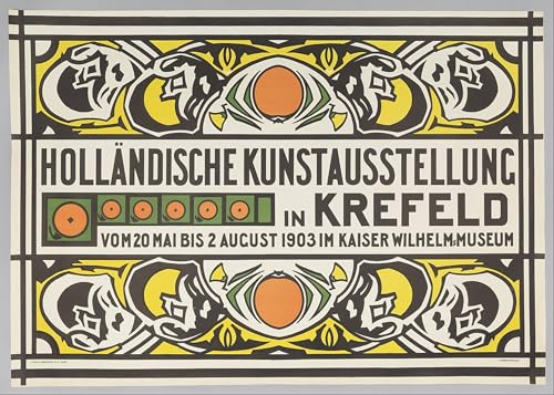 Peinture célèbre de Johann Thorn Prikker art posté affiches 60x90