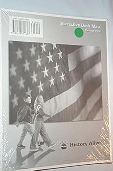 Paperback History Alive: The United States Interactive Desk Map Laminated Book