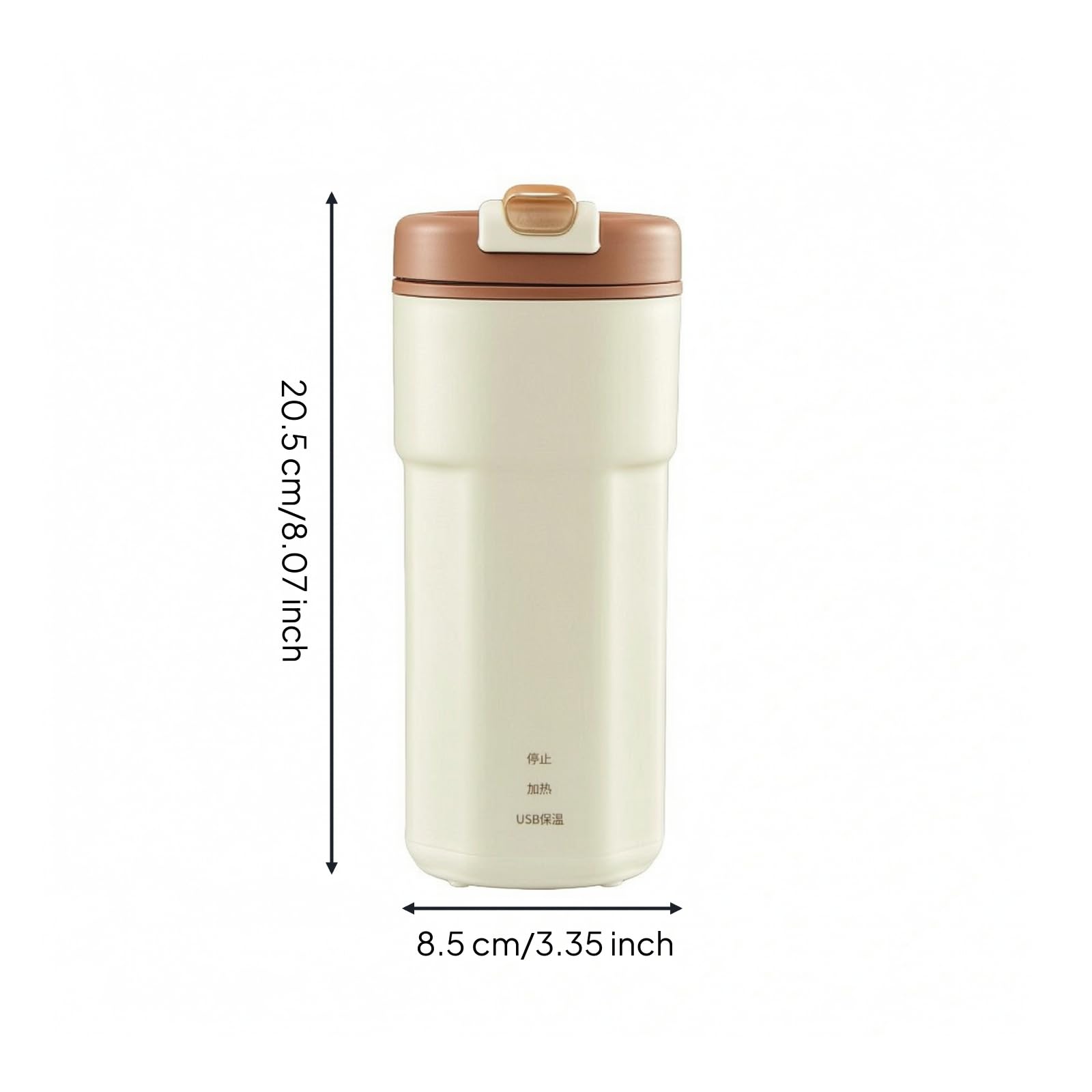 Chauffant Électrique Portable USB Tasse Chauffante En Acier Inoxydable Compact Tasse Chauffante Électrique pr, Bureau