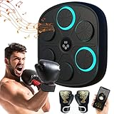 ZICHOUYING 2024 Upgraded Smart Music Boxing Machine, Speed Adjustment Boxing Training Equipments with Boxing Gloves, Intelligent Boxing Target, Electronic Punching Pad Machine for Home Gym