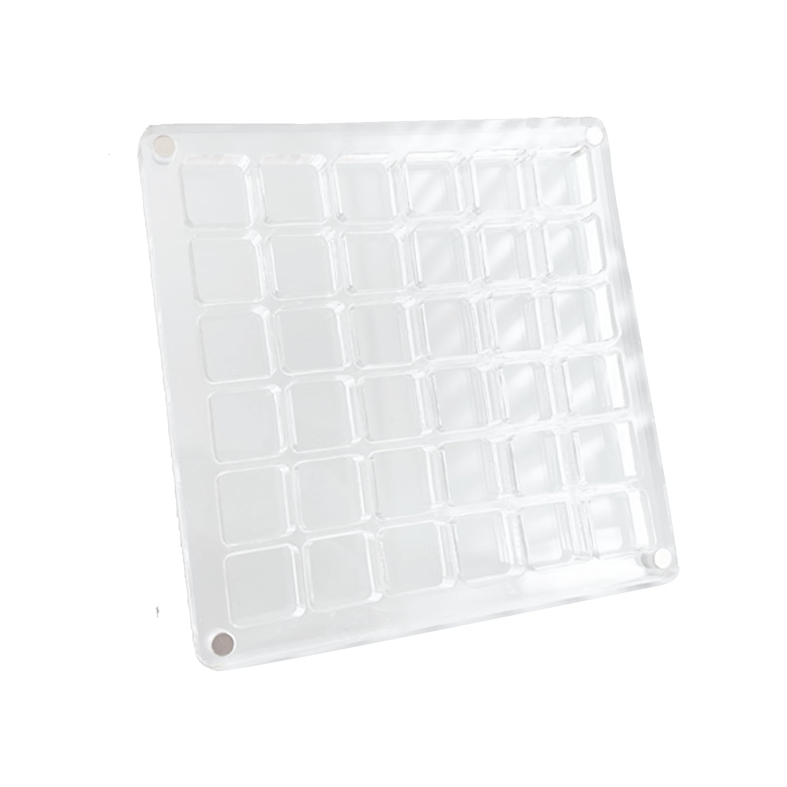 yanwuwa Seashells Display Box 36/64 / 100 Grids Seashells Storage Case Acrylic Decorative Jewelry Box Acrylic Storage
