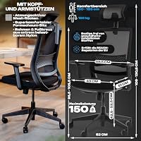 VALKENSTOL M2 Bürostuhl Ergonomisch TESTSIEGER - Büro & Home Office Chair – Ansicht 2
