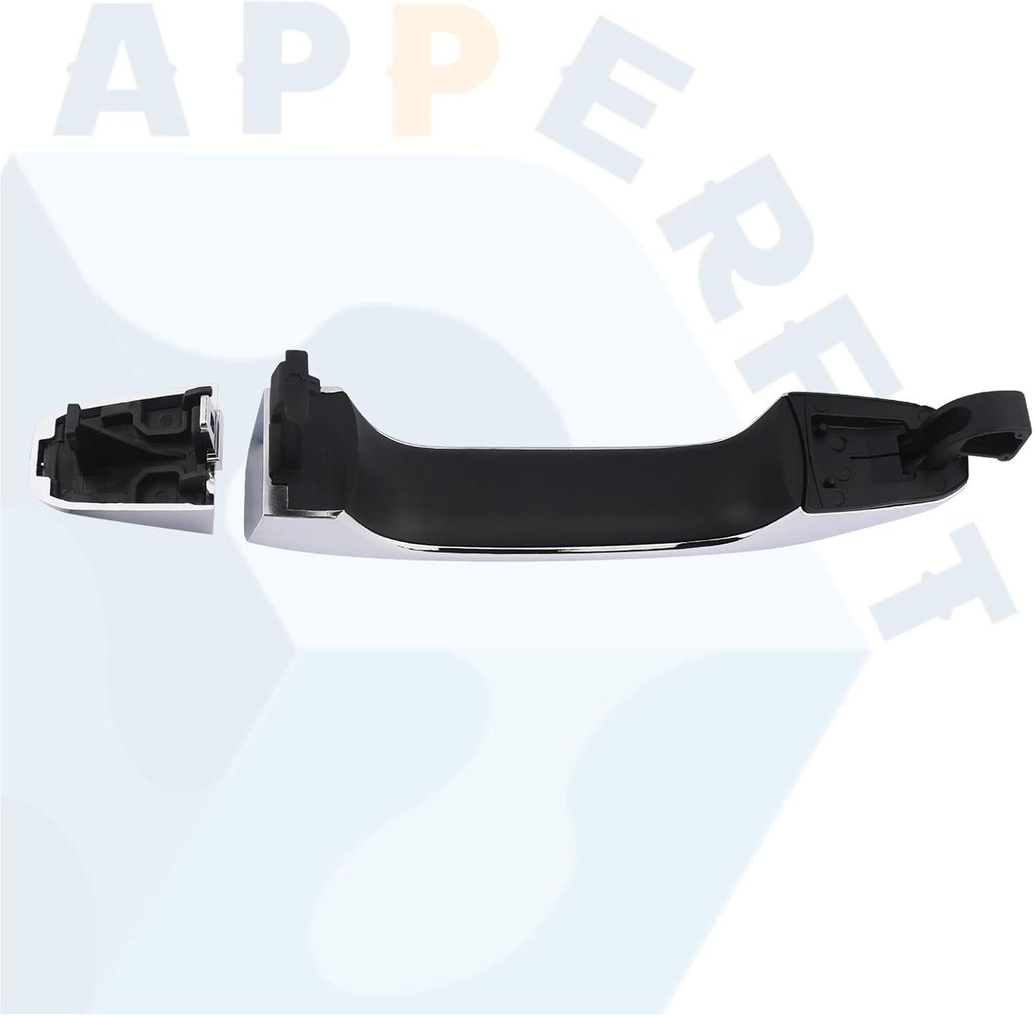 APPERFiT Exterior Door Handle Chrome for Rear Driver or Passenger Side Compatible with 2014-2020 Chevy Chevrolet Silverado Suburban Tahoe, GMC Sierra Yukon Door Parts 84711849