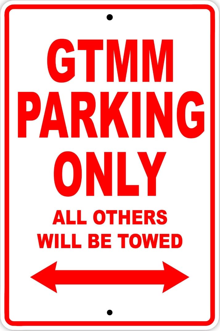 Gtmm Parking Only Boat Ship Decor Novelty Notice Metal Sign