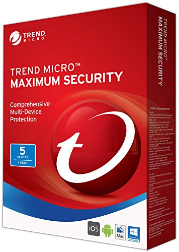 Trend Micro Maximum Security, 2017, 5 Devices