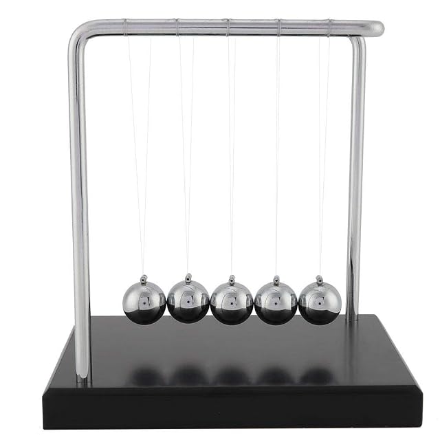 Foto 3 de 7 de Z Forma Newtons Cuna Balance Balanceo Bolas oscilantes Ciencia Psicología Rompecabezas Péndulo Escritorio…