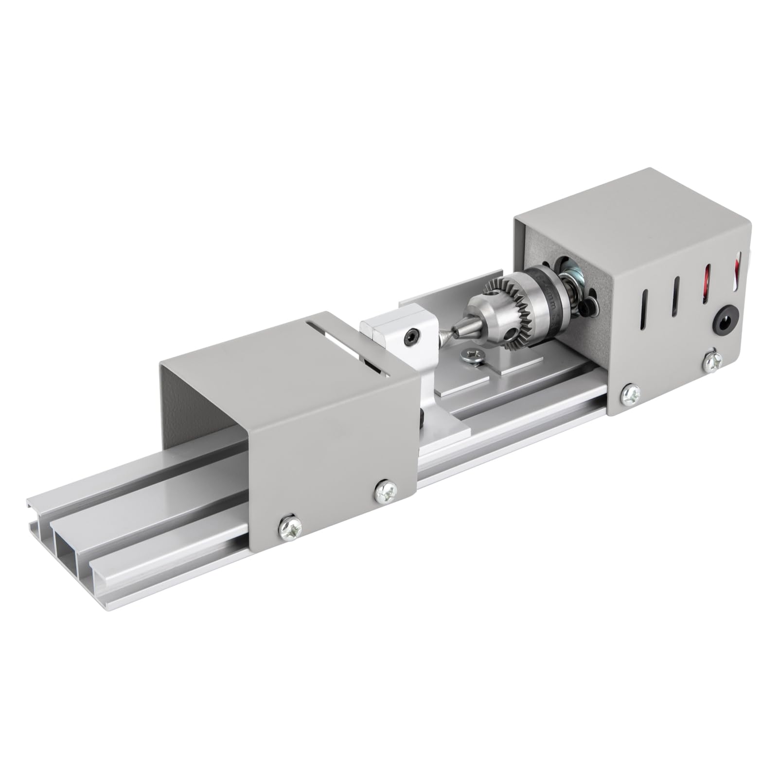 Mini Drehmaschine | Mini Drehmaschine Perlen Poliermaschine | Metall-Fräs-Drehmaschine | Holz Lathe | 96W 24V Mini-Beads | 4000-9000U/min präzise Drehbank für Dreh, Einstech, Schleif und Schne