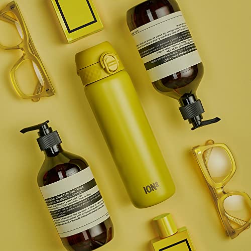 ION8 Vacuum Insulated Steel Water Bottle, 500 ml/17 oz, Leak Proof, Easy to Open, Secure Lock, Dishwasher Safe - Image 2