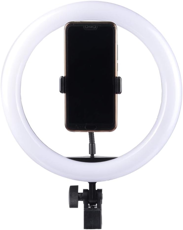 12 Inch Led Ring Light Kit with Light Stand, Mobile Holder & Bluetooth Remote for mobile & Dimmable 3200K to 5600K Dual Color for YouTube,Makeup,Beauty & Tiktok.