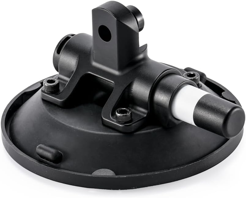 Tilta 4.5" Suction Cup for Hydra Adjustable Support Post | Secure Windshield & Sunroof Mount | Strong Hold Rated 50kg | Aluminum, Steel & Rubber Construction | Stable Vehicle Rig Base