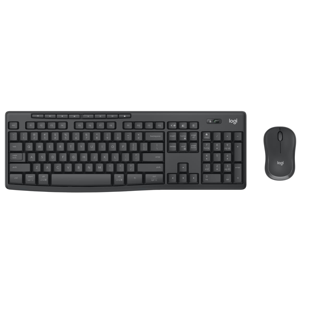 Logitech MK370 Combo for Business – Graphite, QWERTY Italian Layout