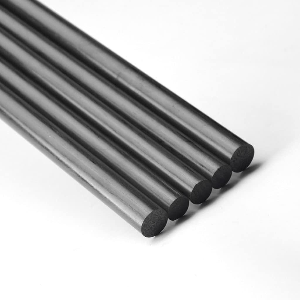 Pręty z włókna węglowego 500 mm, 2 szt., średnica 1,0–14,0 mm(9.0mmx500mm)