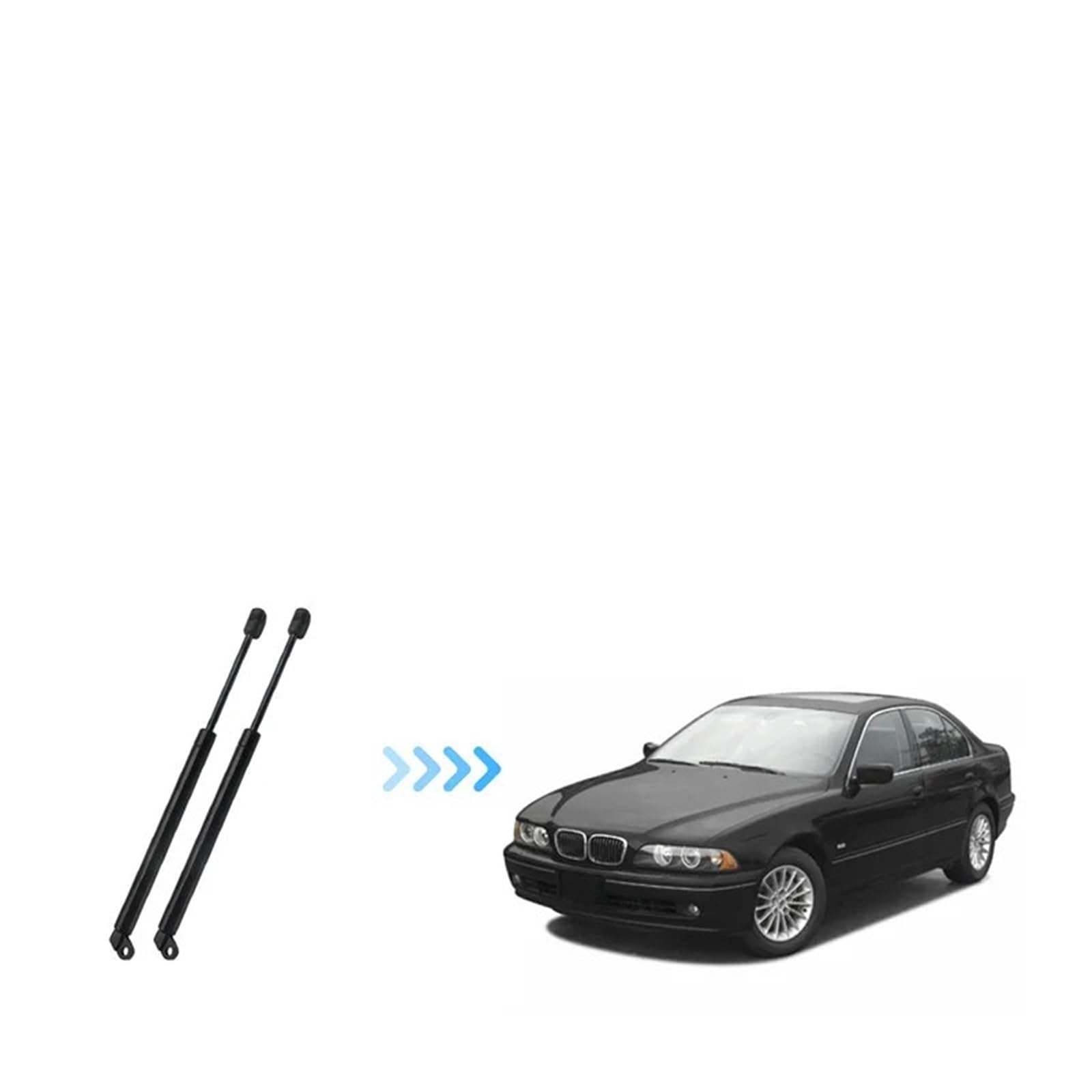Amortyzatory samochodowe Air Suspension 2 szt./zestaw tylny podnośnik bagażnika siłowniki gazowe do BMW serii 5 E39 525i 528i 530i 540i M5 1997-2003