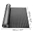 jxgzyy 16.5x3.3ft Garage Floor Mats, Diamond Plate Rubber Runner/Protector Mat, Non-Slip Rubber Floor Mats for Garage Industry Gym, Black