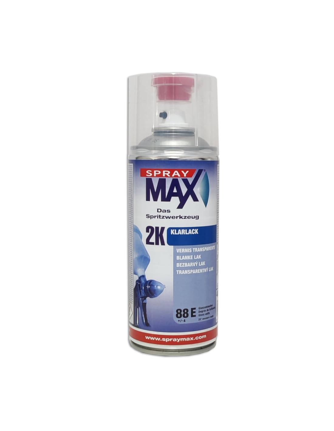 Original SprayMax 2 K Scratch-Proof gloss varnish Benzinfest 680061 UV 400 ml