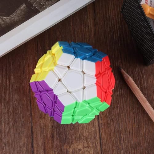 Image of HAWKISTER Moyu Mfjs Meilong Megaminx Cube Stickerless High Speed Magic Cube, Mofang Jiaoshi Cubing Classroom, Kid