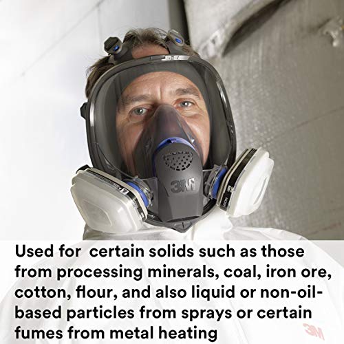 3M N95 Respirator Filter, 5N11, Disposable, Helps Protect Against Non-Oil Based Particulates, Use With 3M 5000 Series Respirators Or 6000 Series Gas And Vapor Cartridges, 10 Pack #TOP1