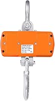 Vista 3 de Klau Escala de grúa de 2,204.6 lbs 2000 lb Escalas colgantes industriales resistentes Pantalla LCD con control remoto naranja para fábrica de granja